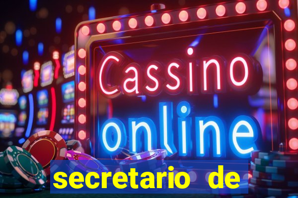 secretario de esporte salario